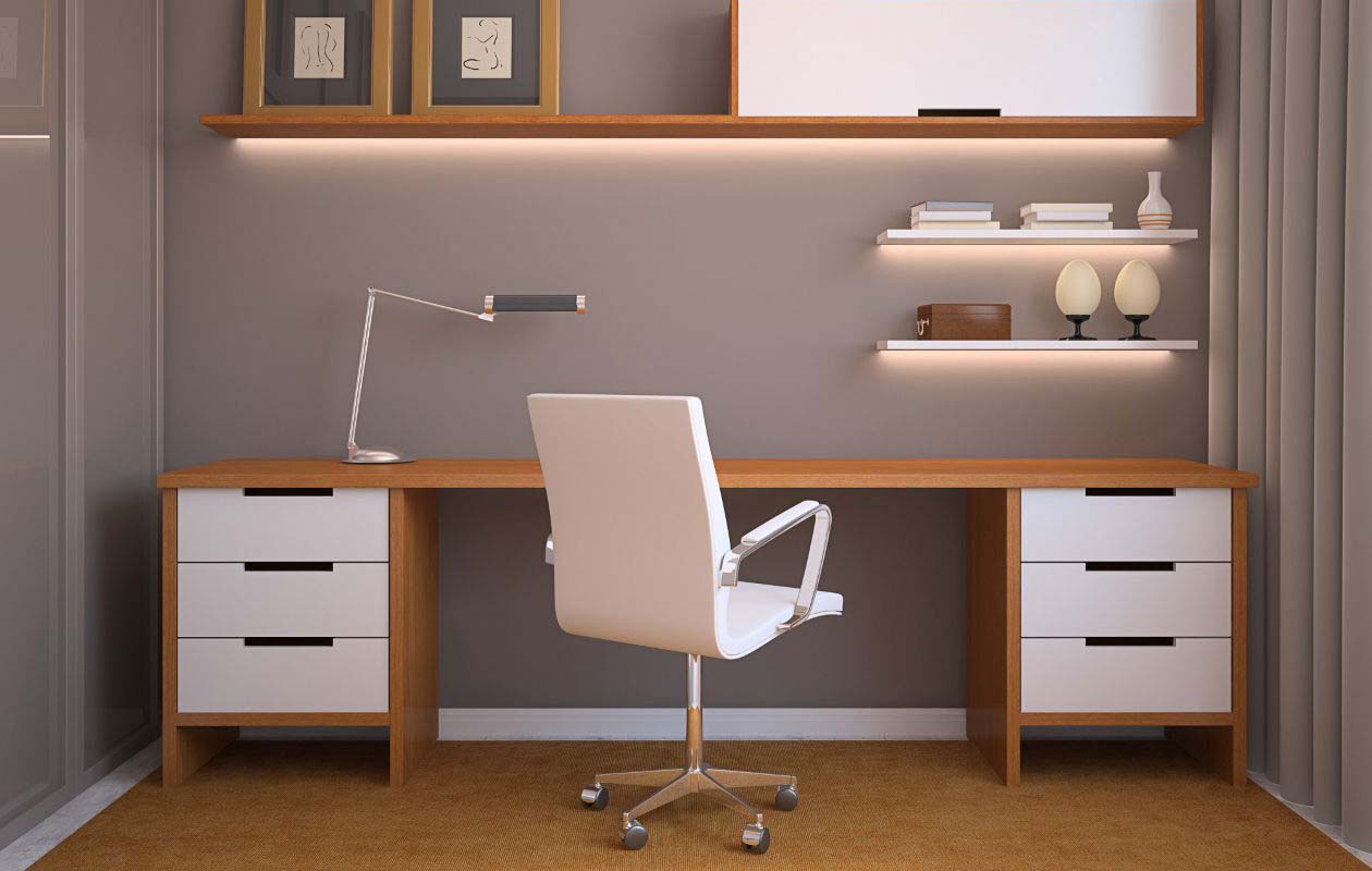 escritorio con diseño